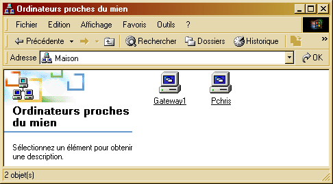 Le voisinage réseau Le voisinage réseau