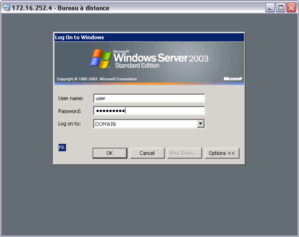 Client Terminal Server Logon Client Terminal Server Logon